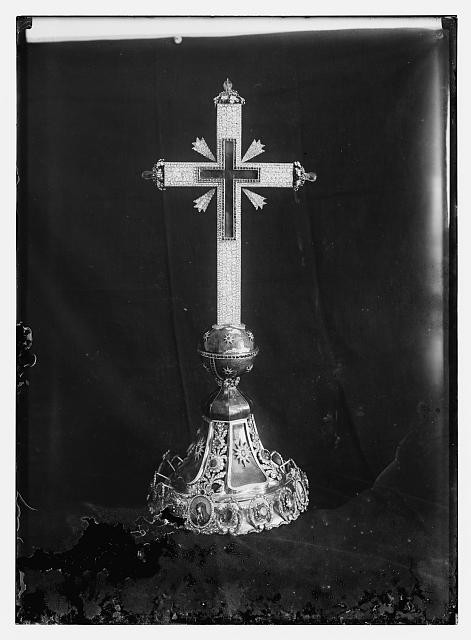 Photo:Jerusalem Holy Sepulchre Jewelled Crosses 1898-1946 Church Relics