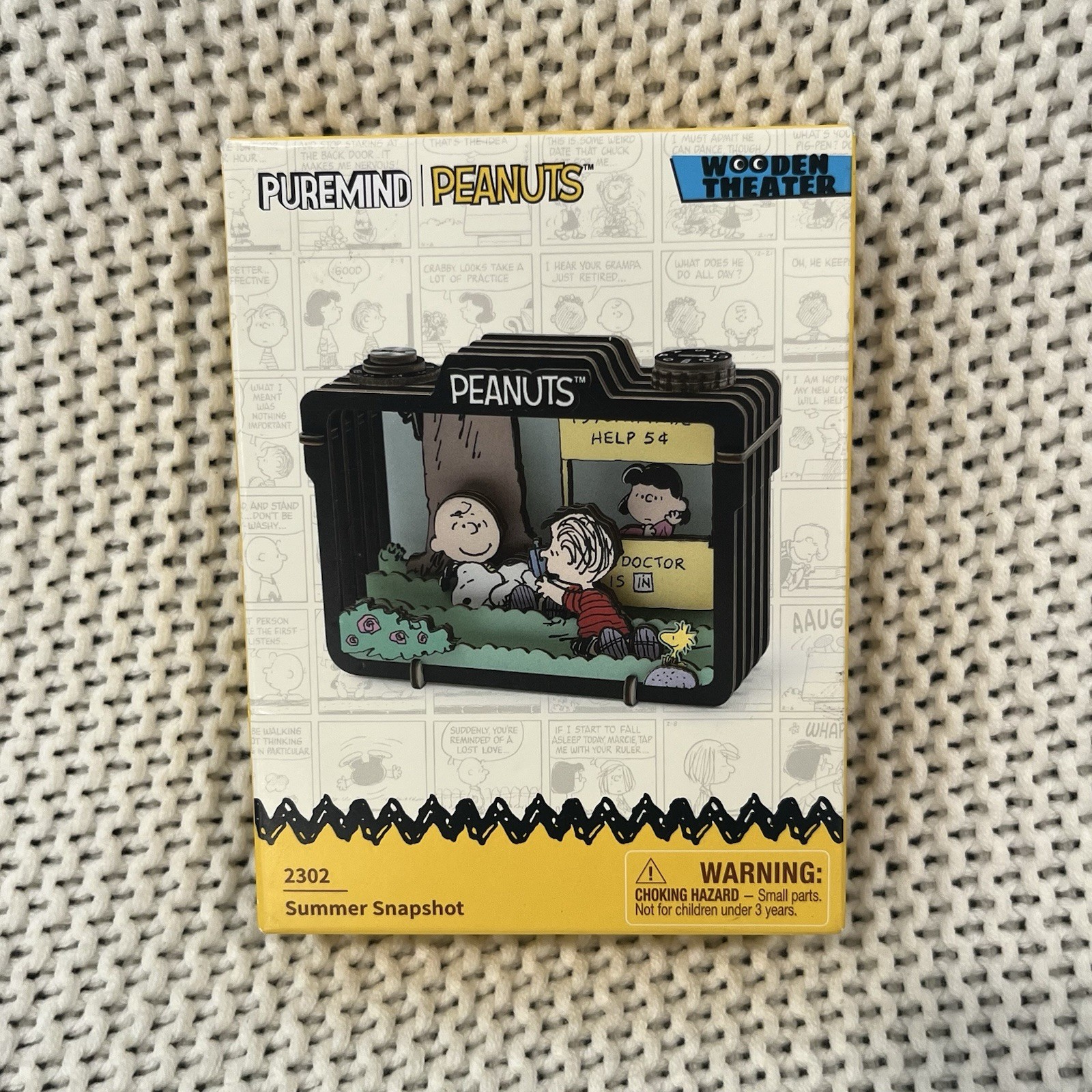 Puremind X Peanuts Relaxing Wooden Theater NIB