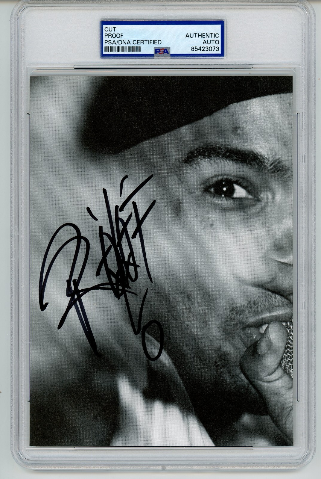 Proof (D12) ~ Rare Signed Autographed Photo D-12 Eminem ~ PSA DNA Encased
