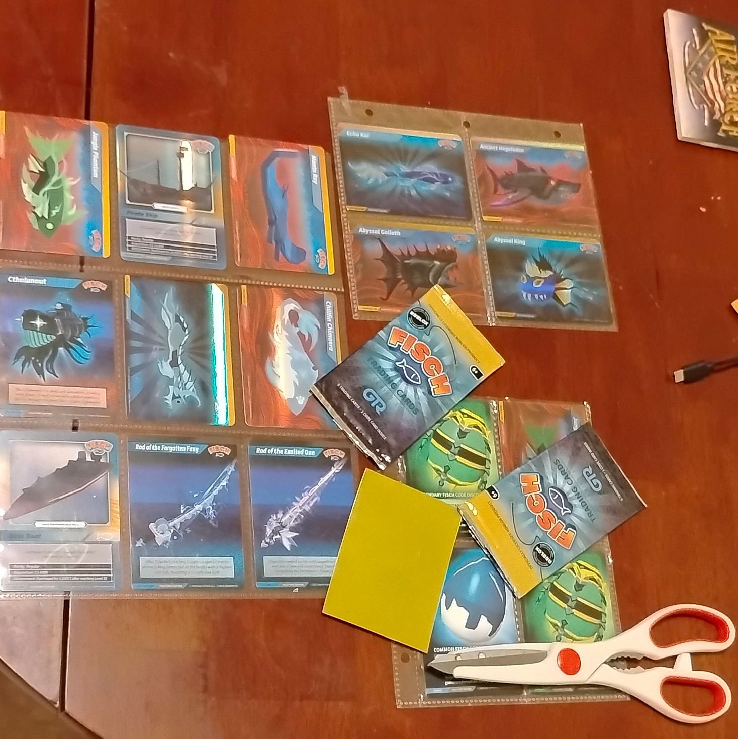 GR Fisch Trading Cards Series 1 Hologram 12-Card Lot Jungle Phantom Roblox