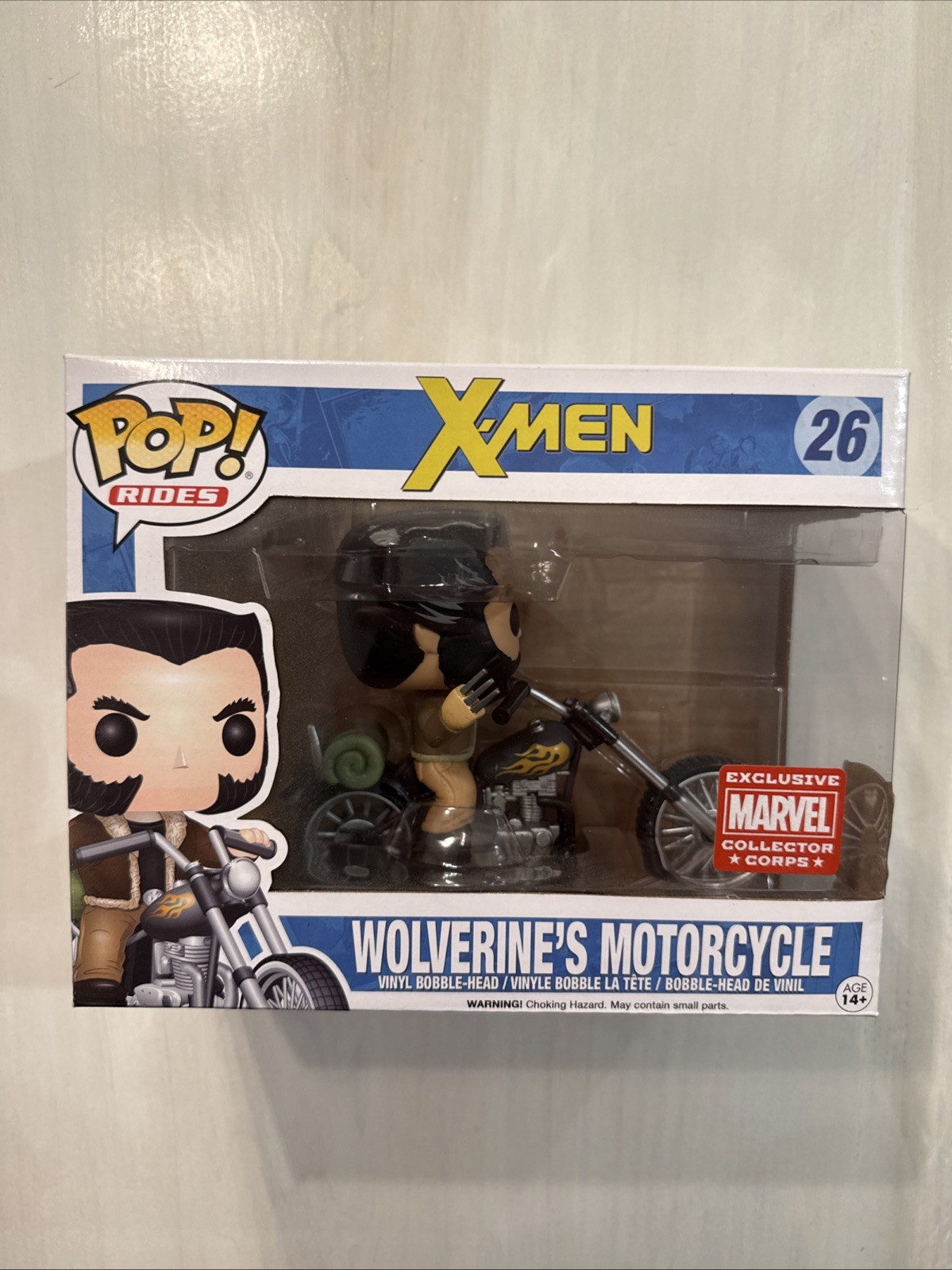Funko Pop Rides Marvel Wolverine’s Motorcycle Marvel Collector Corps Exclusive
