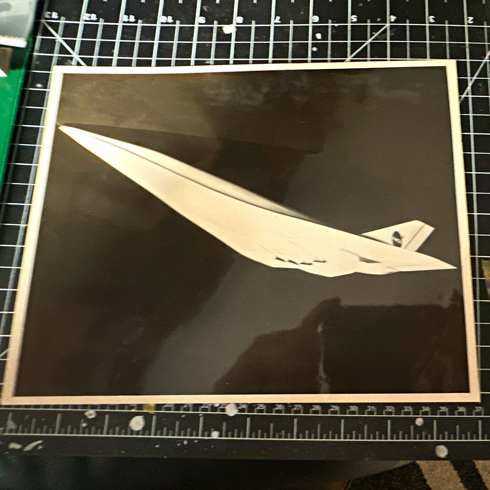 NASA Hypersonic Research Aircraft - B&W Press Photo - 1971 - 8x10” photo paper