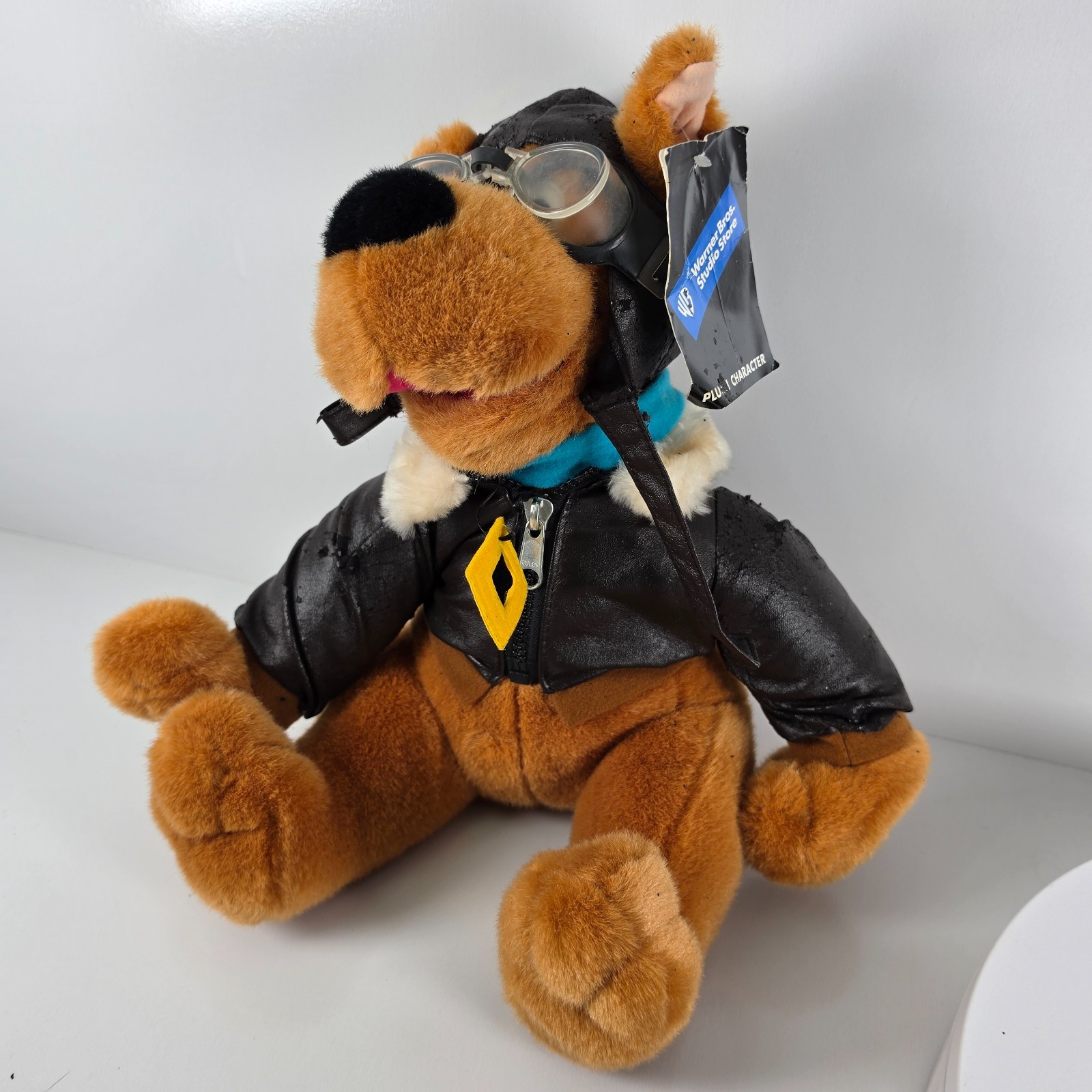 Vintage 1999 Warner Bros Studio Store Scooby Doo Aviator Bomber Jacket Rare