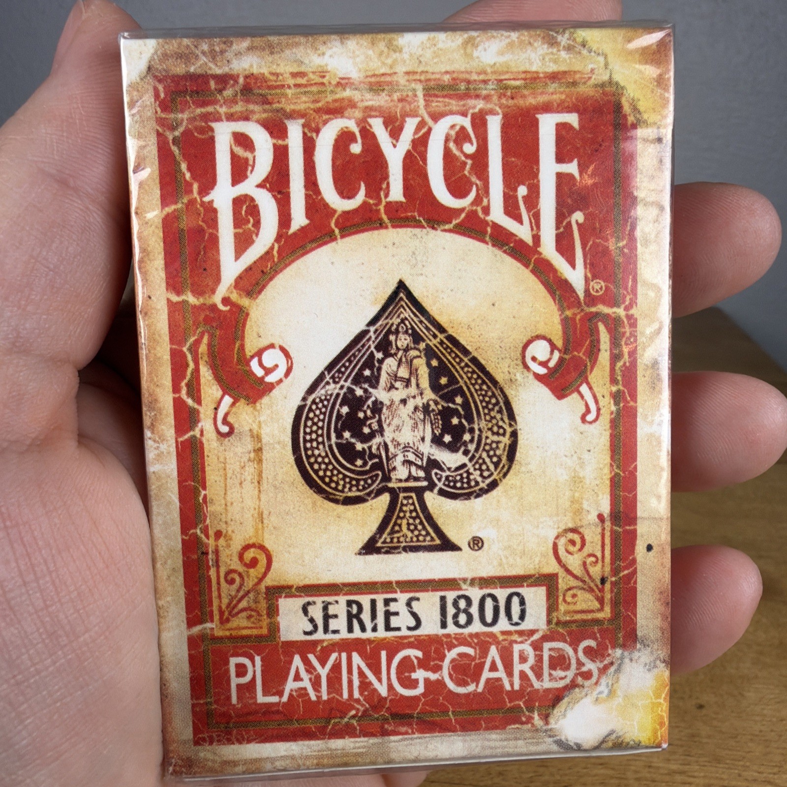 Bicycle Series 1800 Distressed Playing Cards V1 Unmarked Ellusionist Sealed NEW