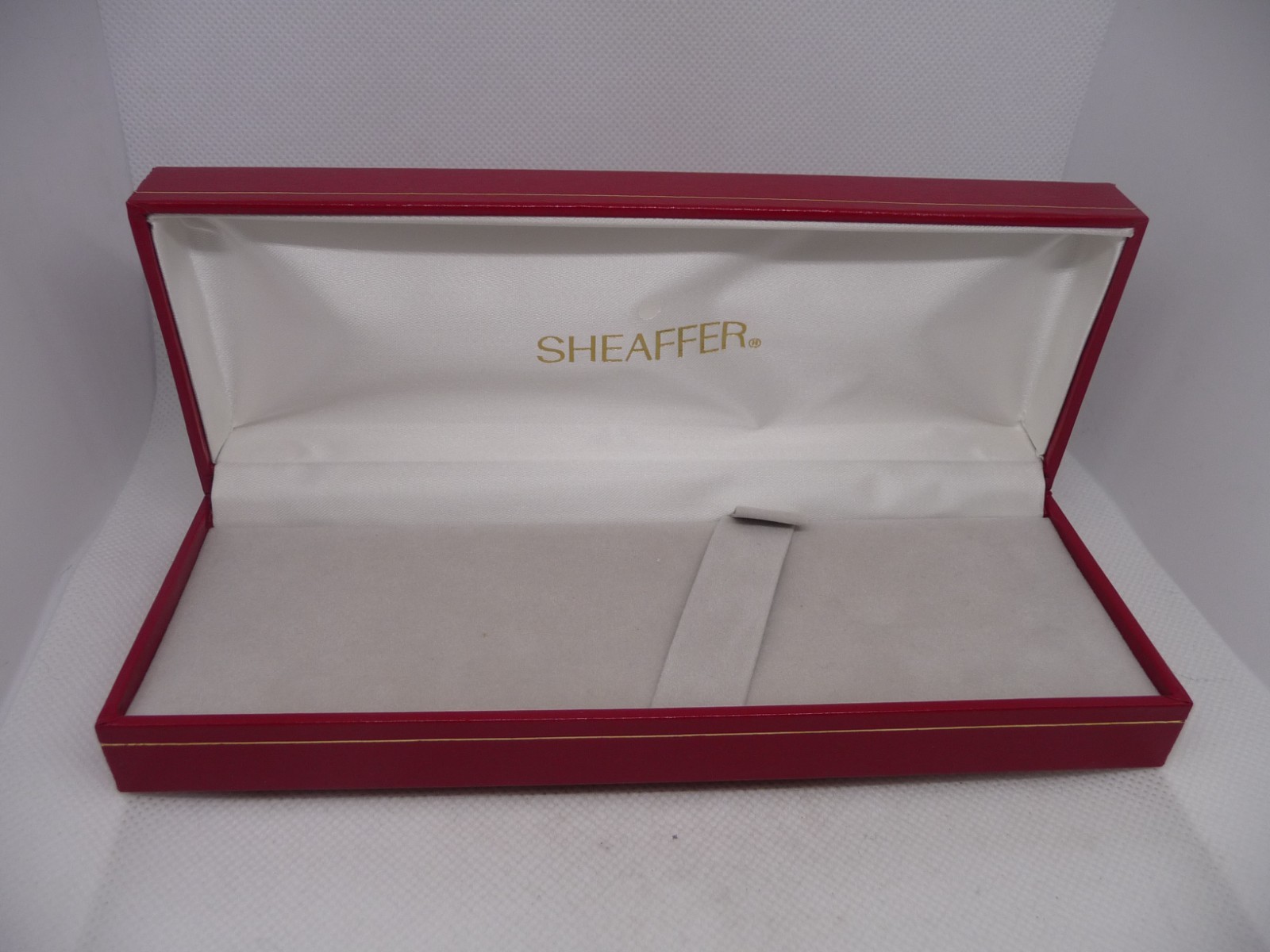 Sheaffer Vintage Red Empty Box with shipping sleeve--new old stock