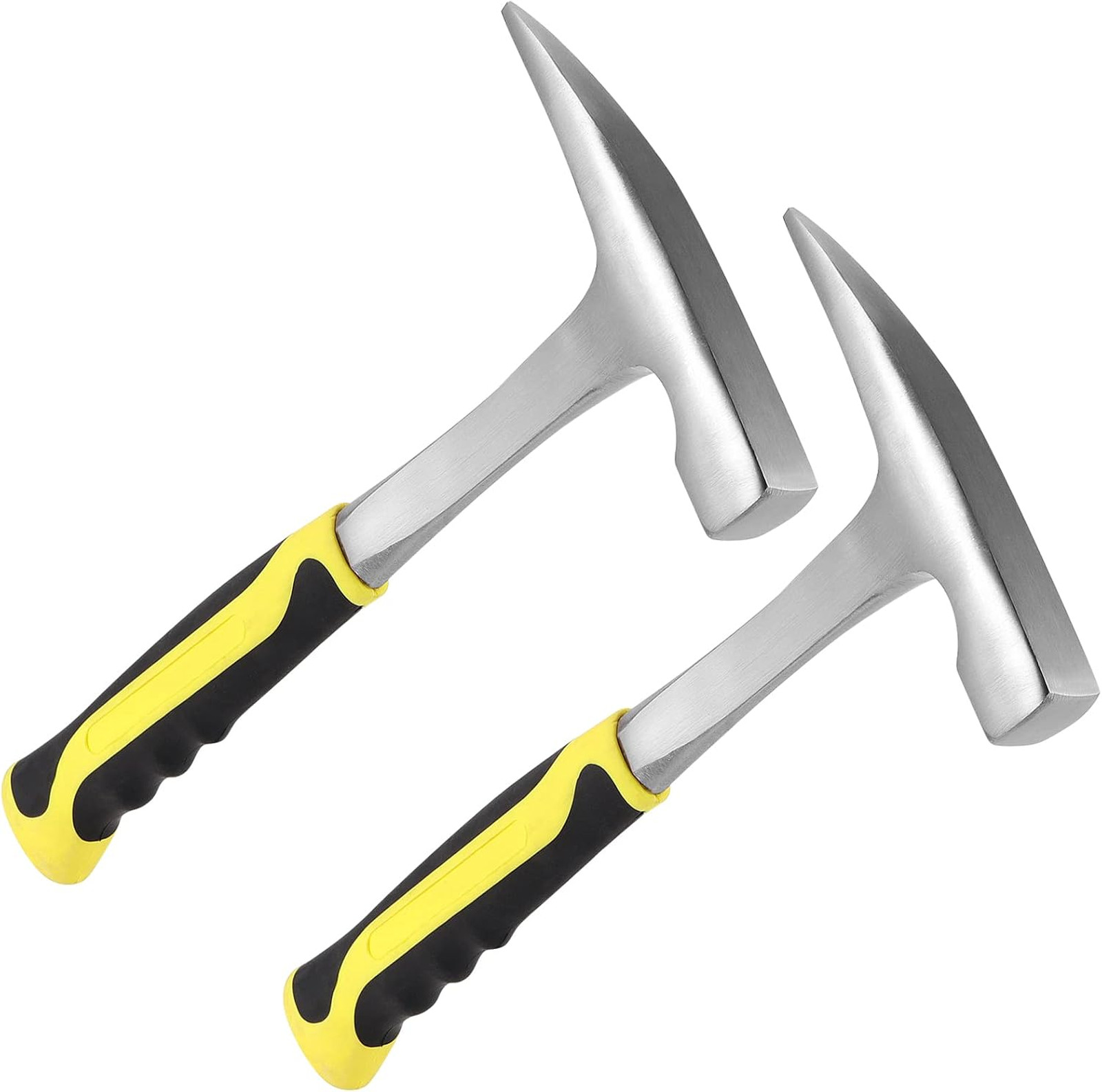 2 PCS 32oz Rock Pick Hammer, 2LB Masonry Hammer with Pointed Tip for Geological