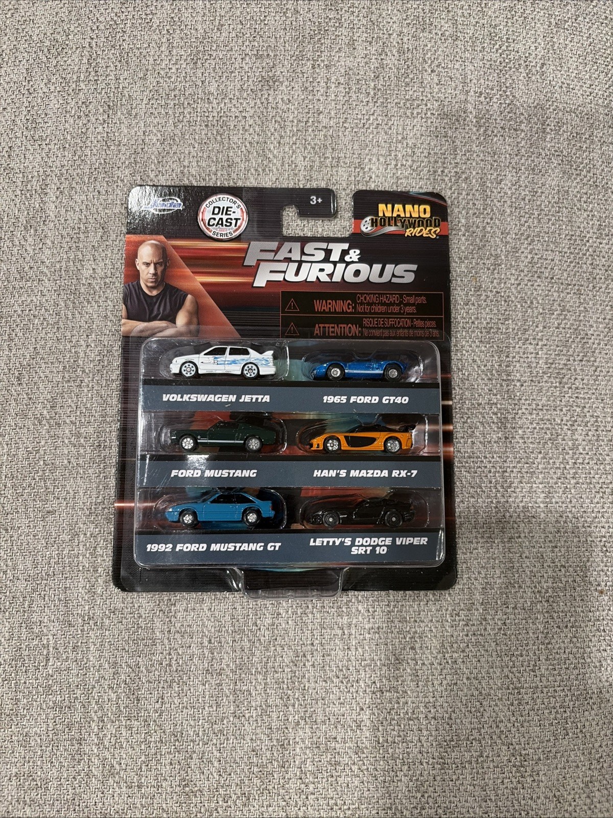 JADA 36579 Fast & Furious Nano Size Mini Car Set  [Mini Car]