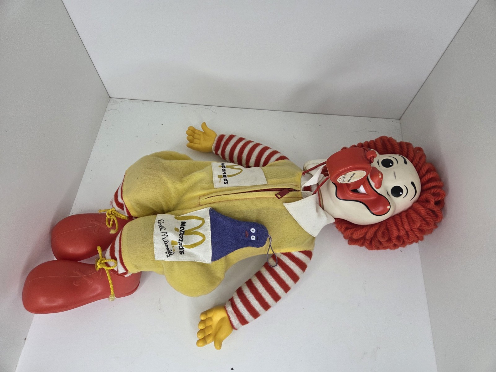 Vintage Ronald McDonald Doll w/ Whistle & Grimace -21\