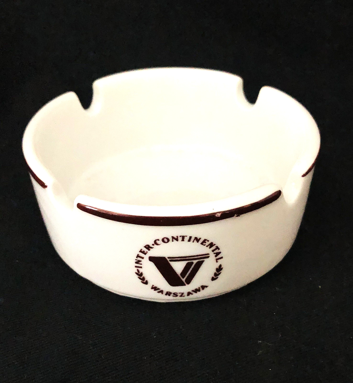 VINTAGE INTERCONTINENTAL HOTEL WARSAW ASHTRAY