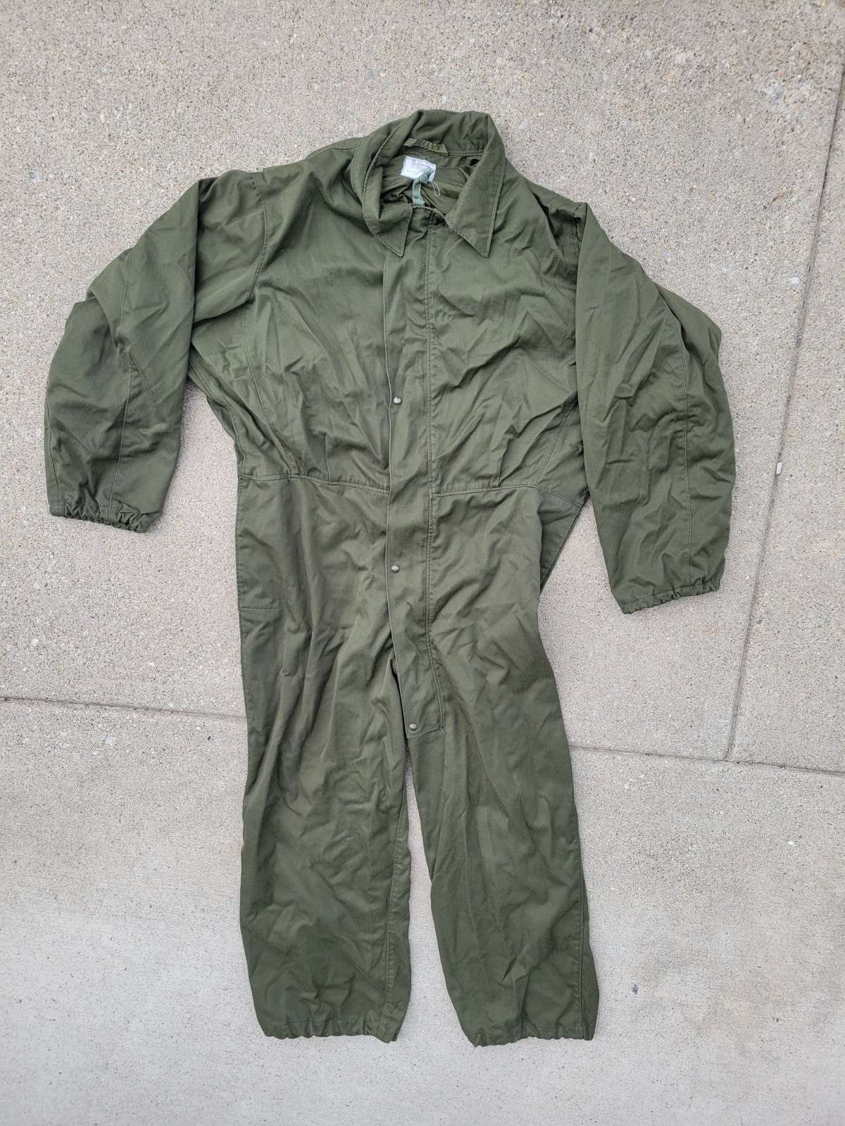 USGI Military Cold Weather Mechanic\'s Coveralls LARGE 8415-00-753-6485