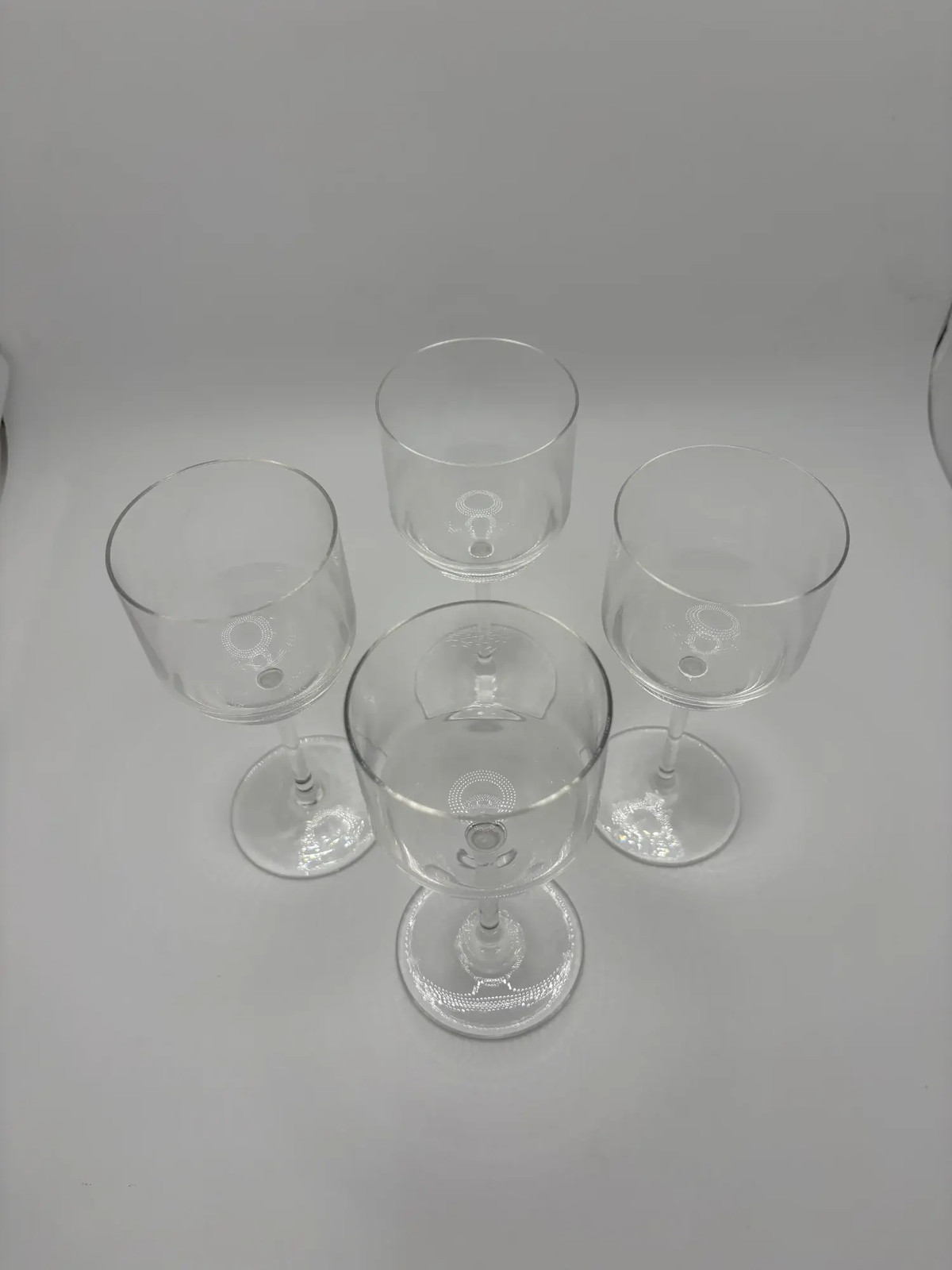 Rosenthal Studio Line Wine Glasses Set of 4 Clear Crystal Stemware