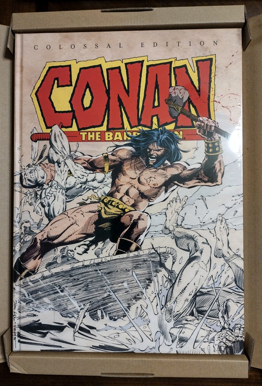 Conan the Barbarian Colossal Edition Jim Lee Cover Artist's Ed Marvel Dark Horse