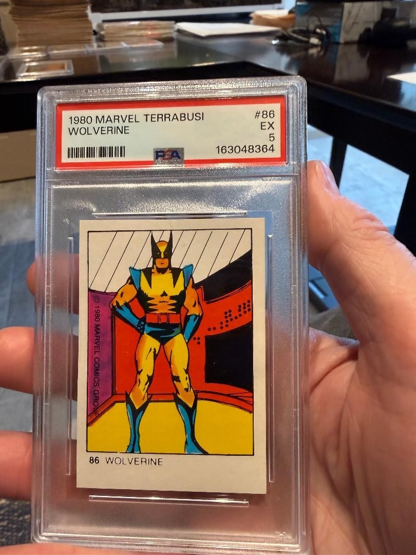 1980 Marvel Terrabusi SPAIN Wolverine #86 PSA 5 -THE KEY ROOKIE CARD