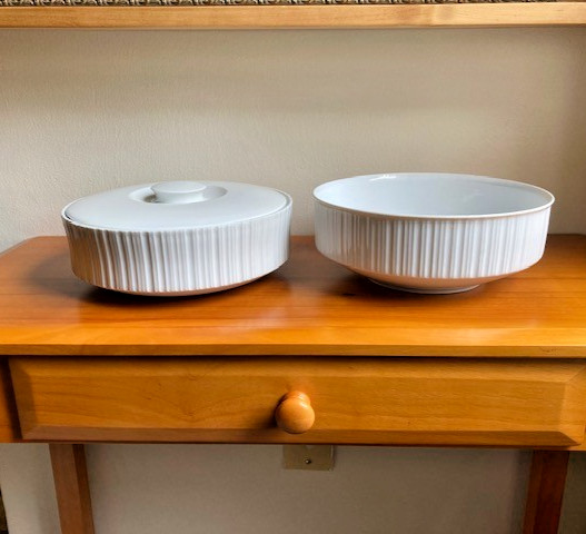 Rosenthal Studio Linie Germany VARIATIONS Tapio Wirkkala 2 Serving Pieces Bowls