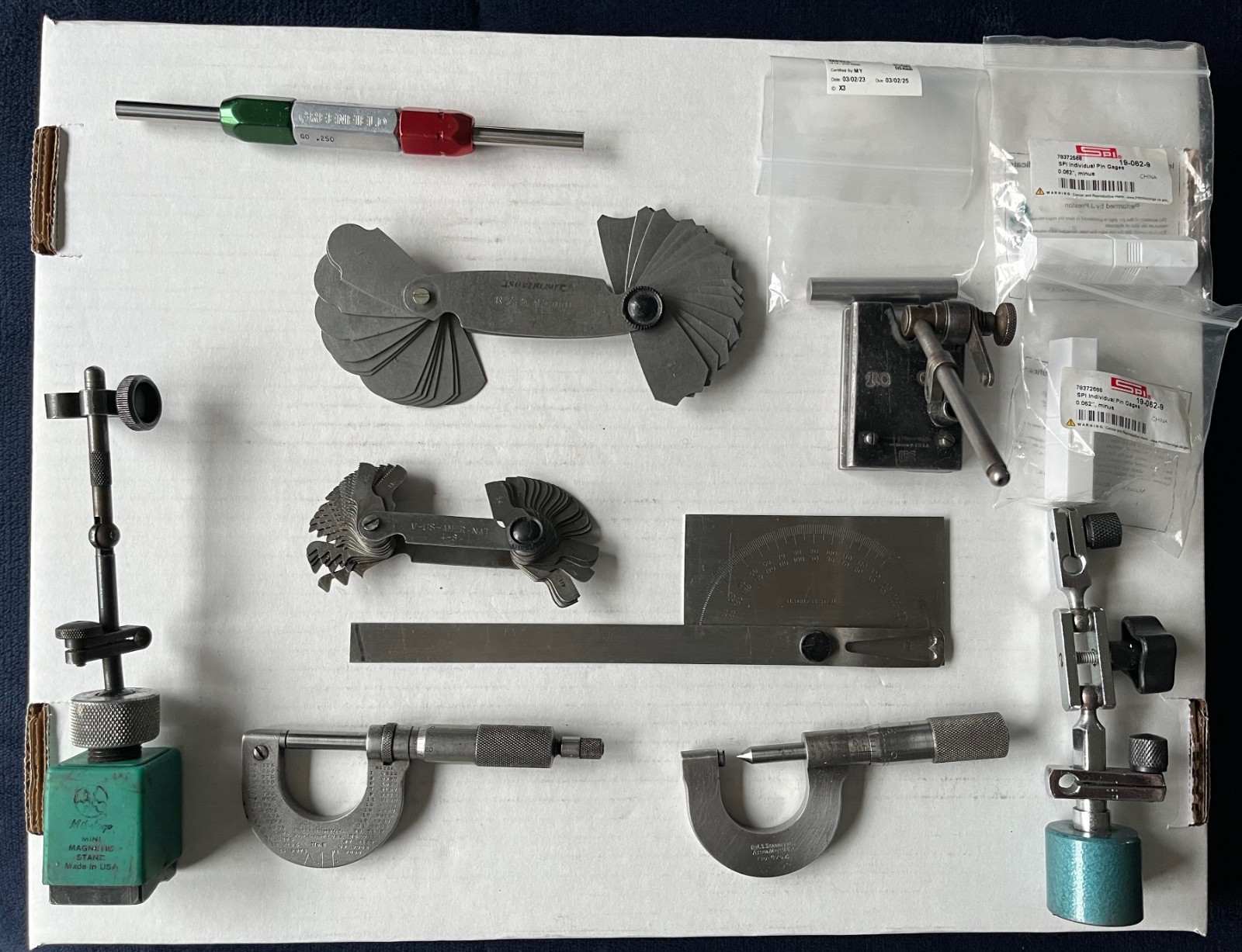Machinist Tool Lot - Mitutoyo, Starrett, Brown & Sharpe