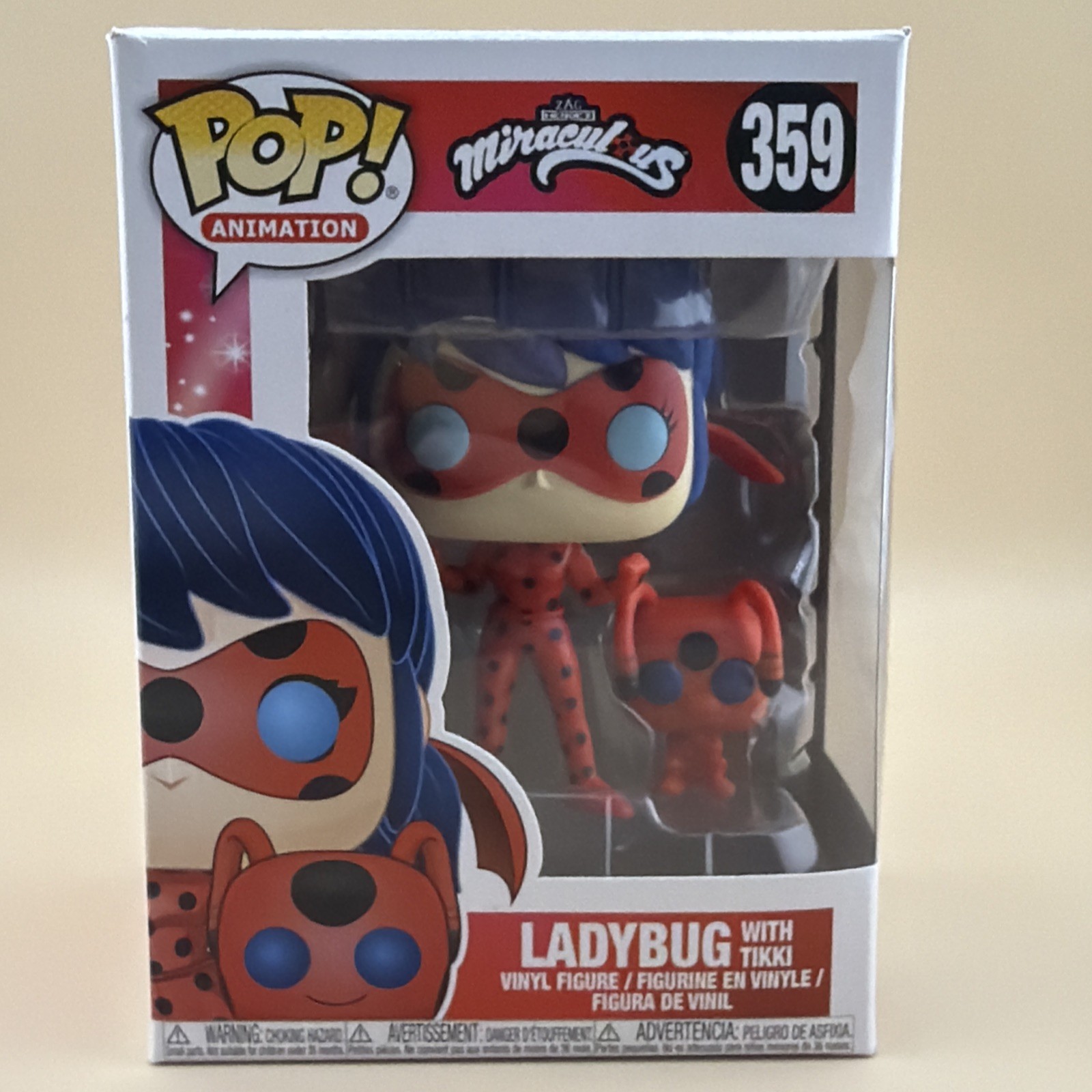 Funko Pop Animation Miraculous Ladybug with Tikki #359 Vinyl Figure