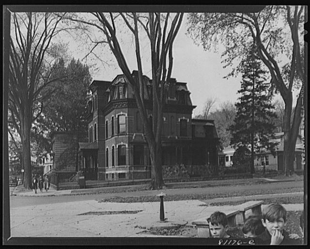 Photo:Little Falls New York 1900s Corner Older Town Victorian House