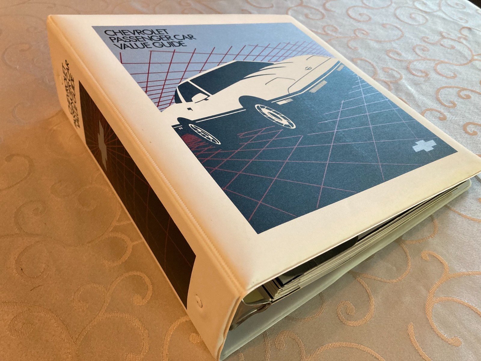 1985 Chevrolet Passenger Car Value Guide Dealer Album Binder C4 IROC-Z
