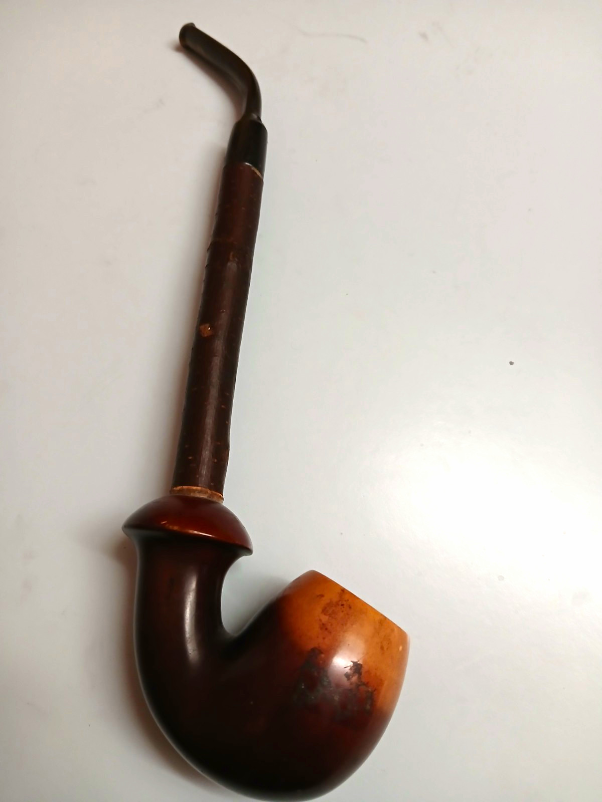 VINTAGE Cherry Wood  Pipe Beautiful Collectible