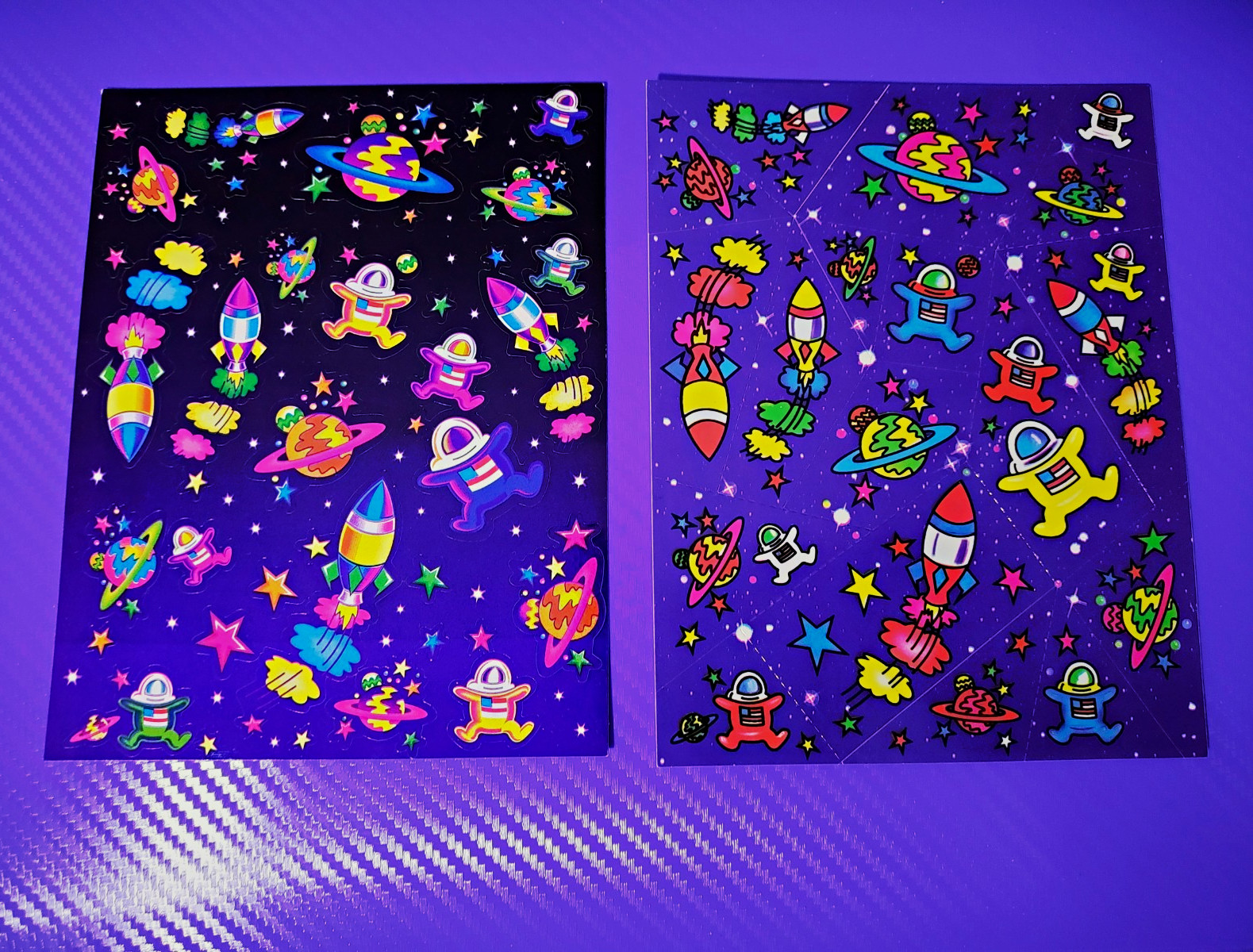 Vintage Lisa Frank Space Cartoon 2 VariationS122