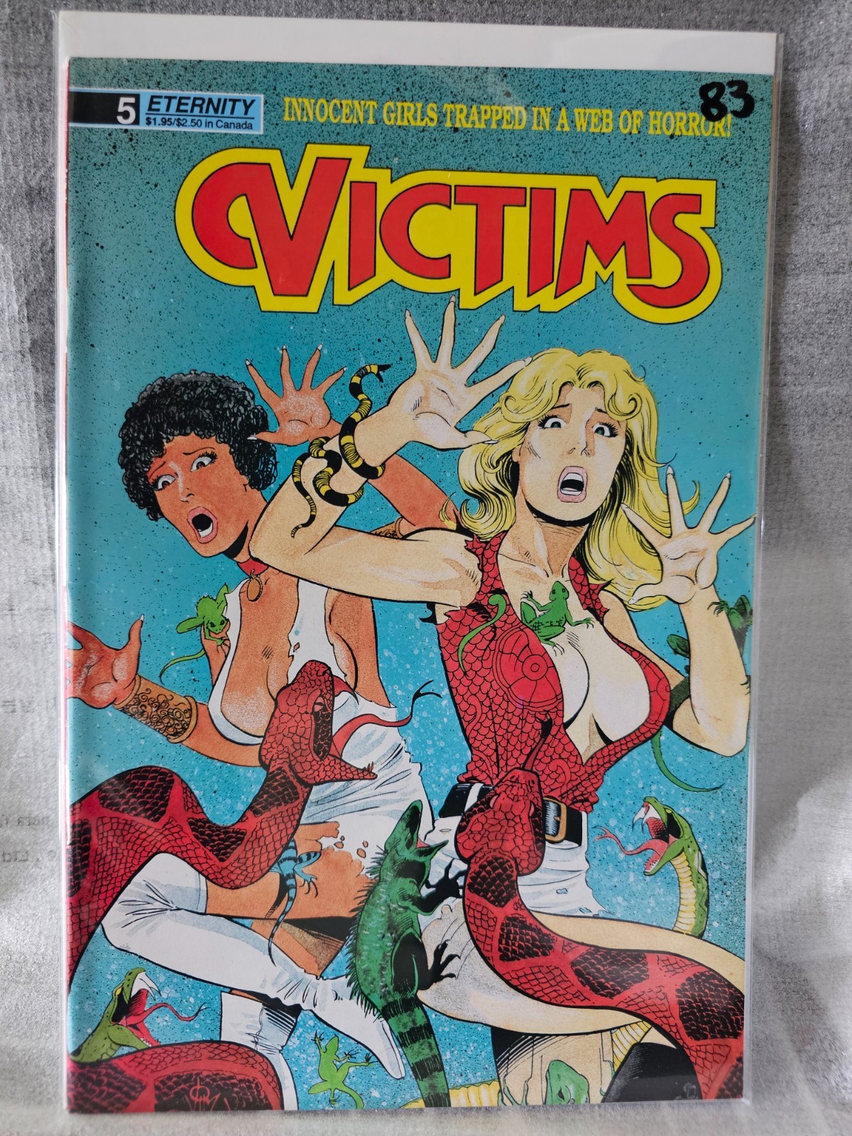 Victims #5 Eternity Comic 1989  Last Issue Jim Balent Cover