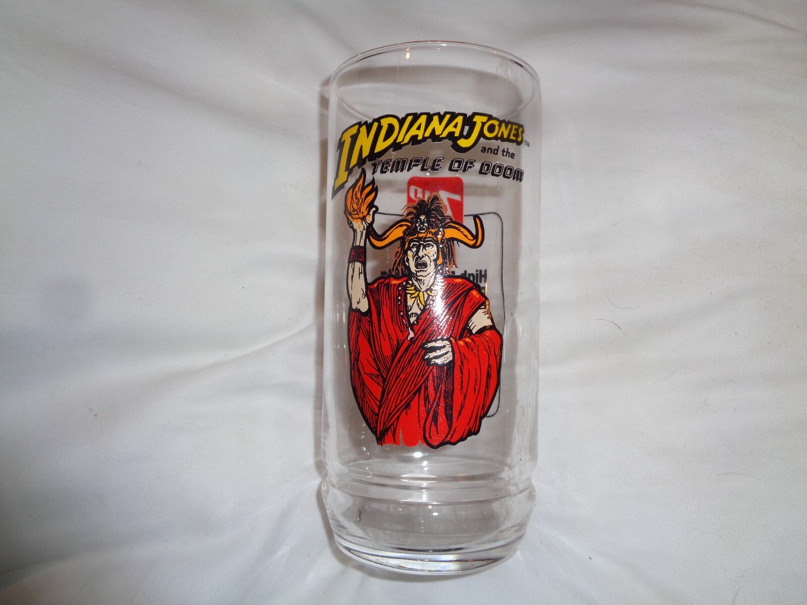 1984 Indiana Jones and the Temple of Doom 7-Up Collector\'s Promo Glass Mola Ram