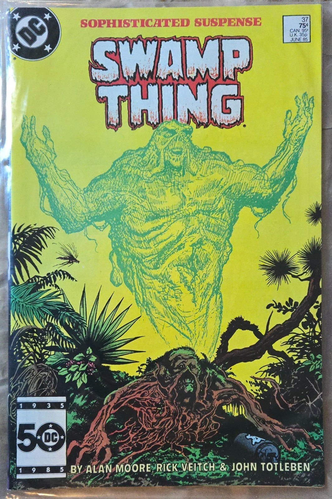 Saga of the Swamp Thing #37 1985 1st Full John Constantine Alan Moore DC