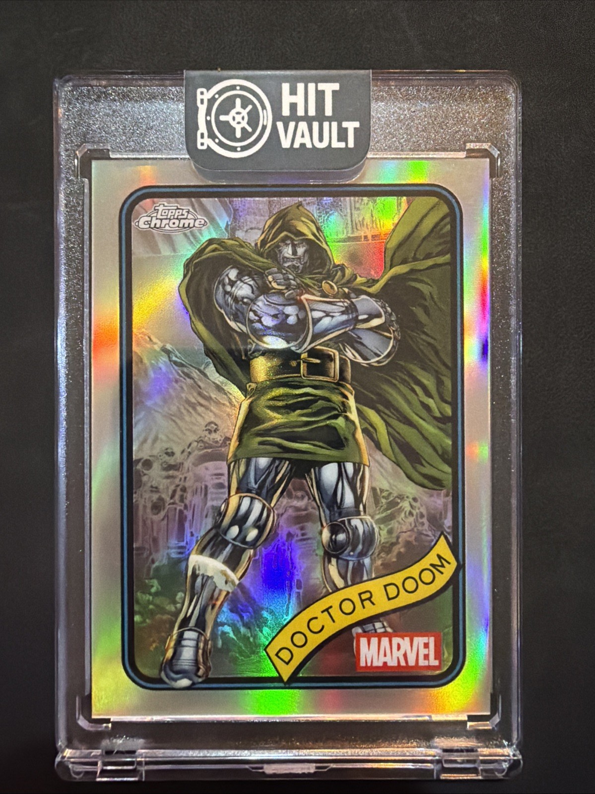 2025 Topps Chrome Marvel Doctor Doom Refractor #148