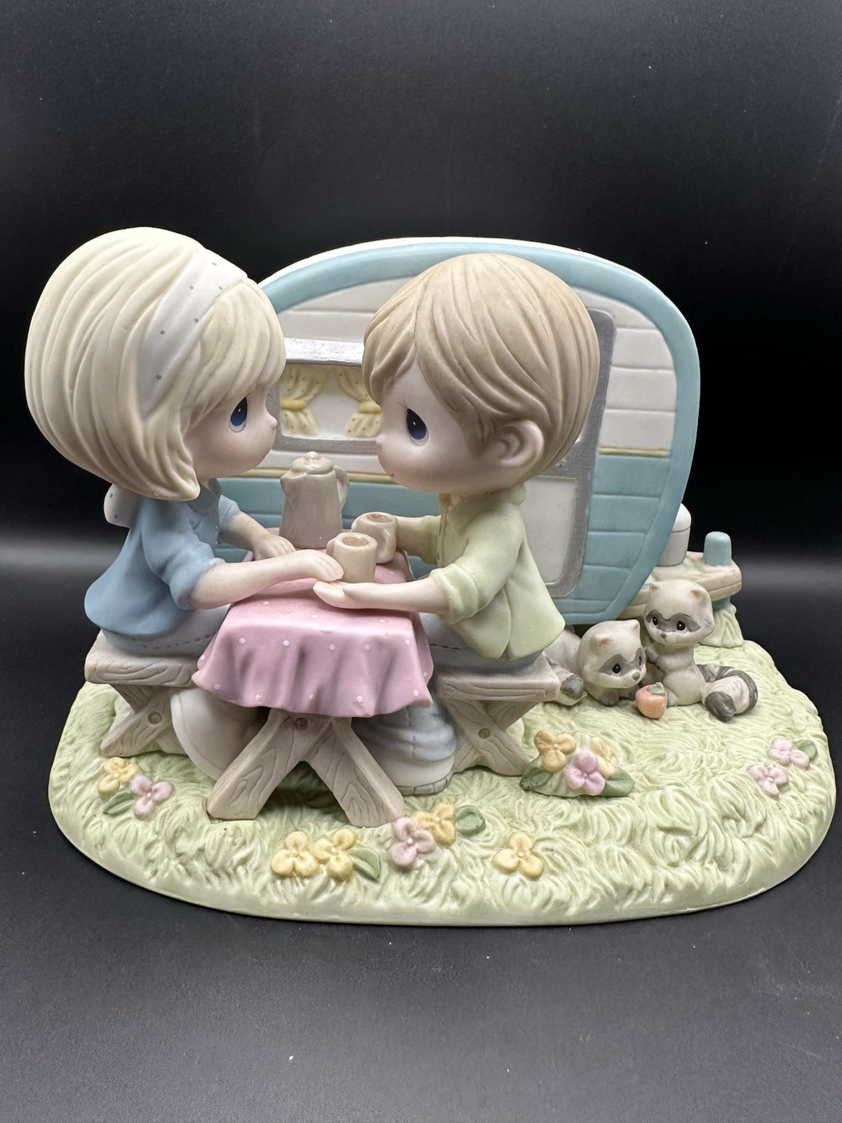 precious moments figurines “I’m A Happy Camper When I’m With You”