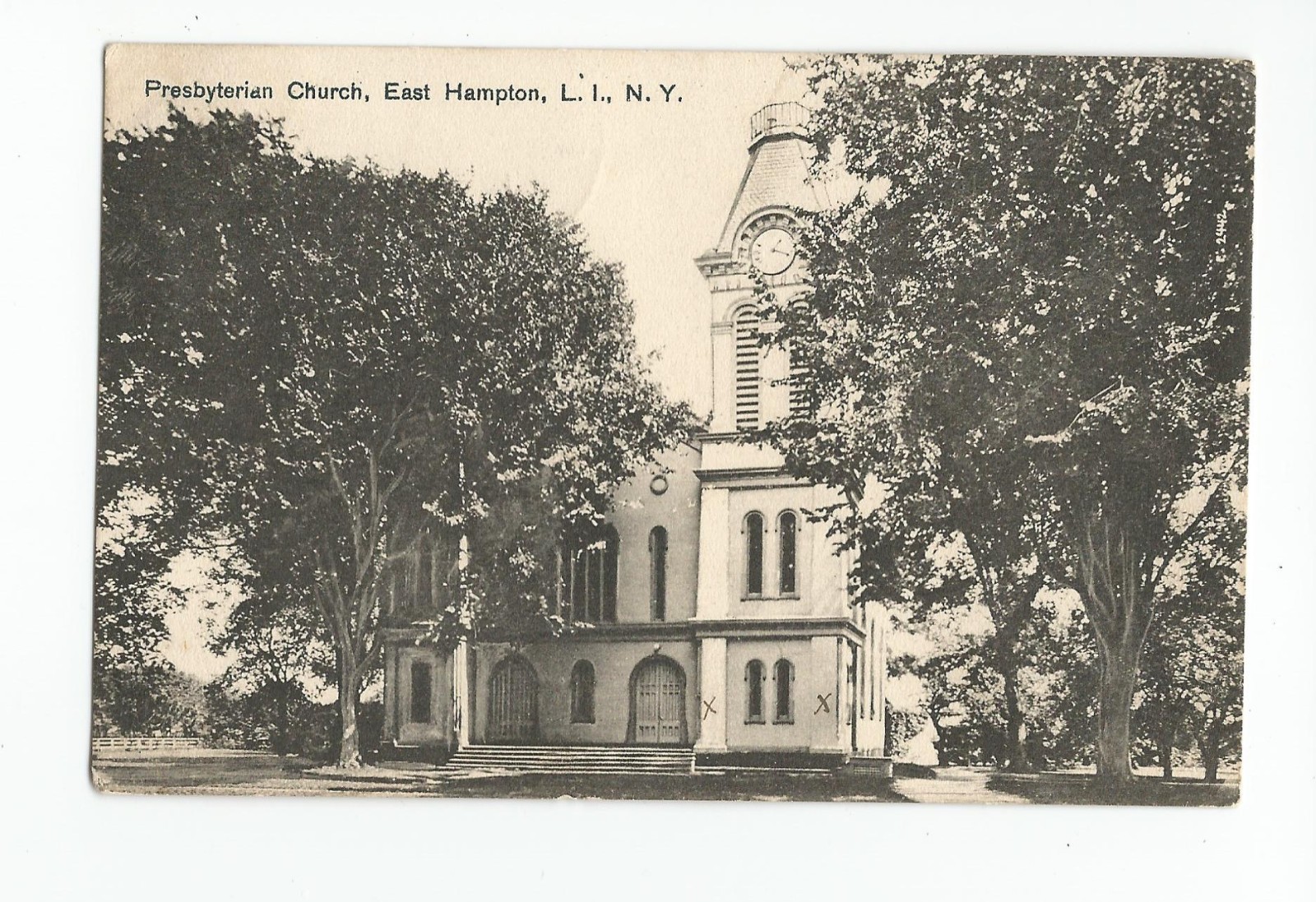 Postcard: Presbyterian Church, East Hampton, Long Island, New York - pm 1907