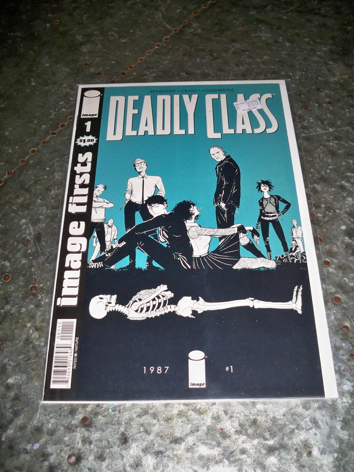 Deadly Class #1 Image Comics 1987 bagged & boarded High Grade