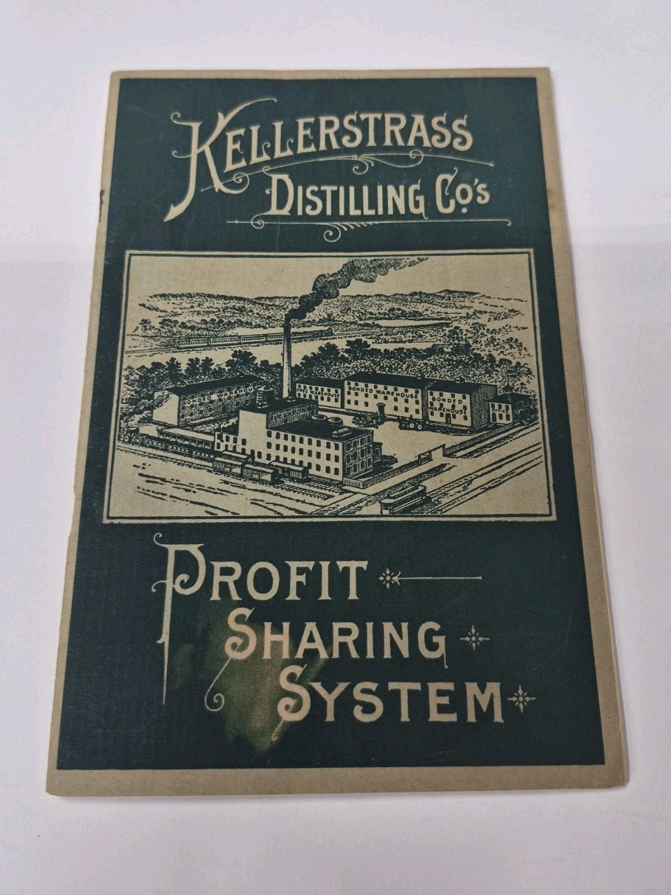 Antique Kellerstrass Distilling St Louis Pre-Prohibition Whiskey Liquor Booklet