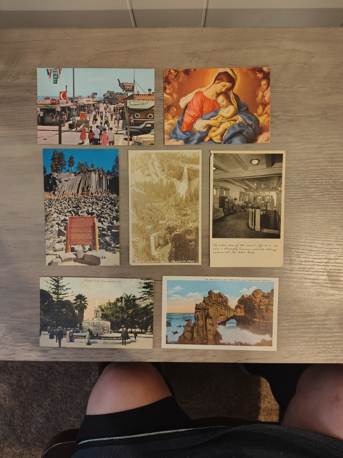 350+  Vintage Postcards New Used RPC Hand Tinted Linen USA England 1920\'s 1930\'s