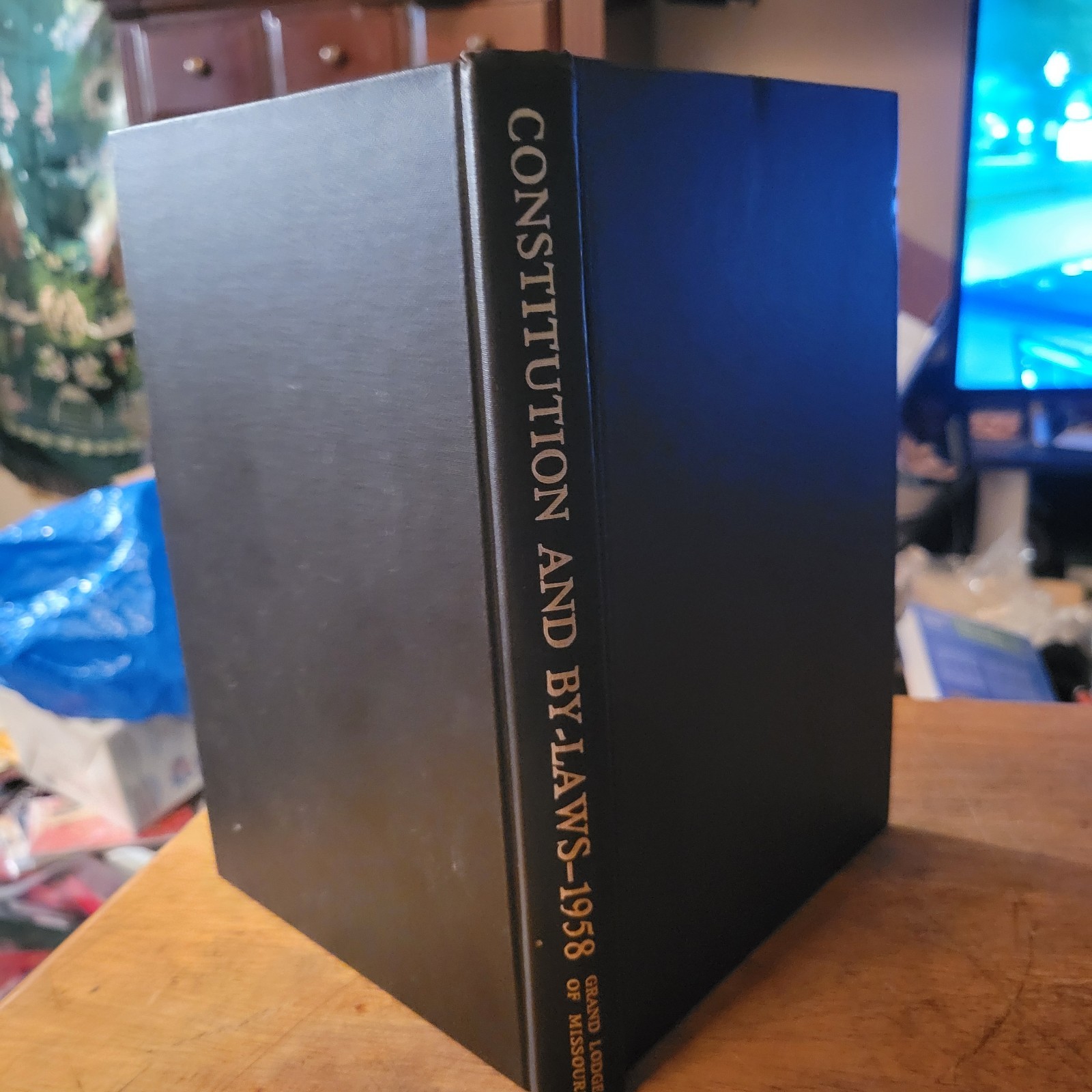 1977 CONSTITUTION AND BY-LAWS-1958 Book by Grand Lodge of Missouri Mason Masonic