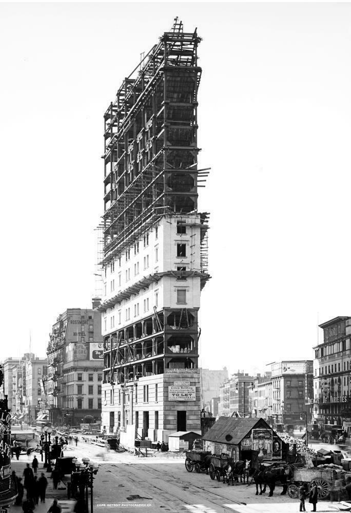 1904 Times Building Under Construction New York Old Photo 8.5