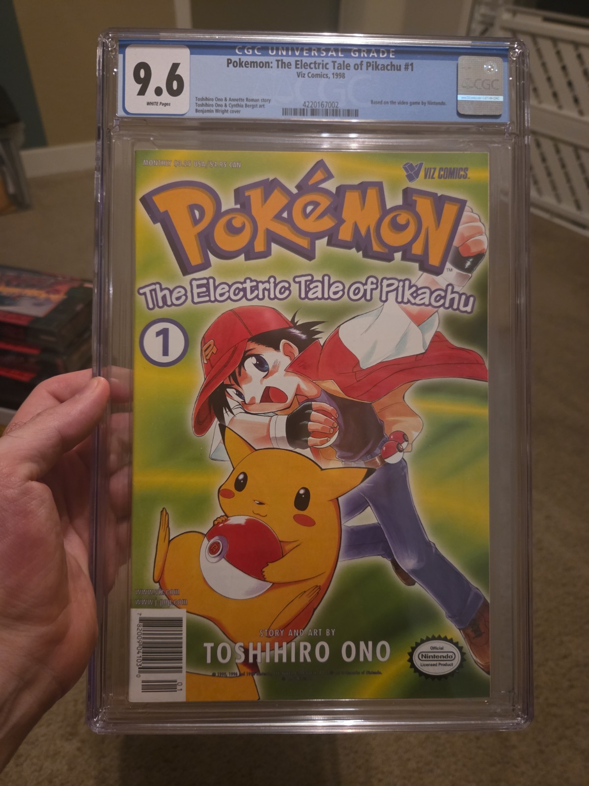 Pokémon: The Electric Tale Of Pikachu #1 CGC 9.6 (1998) 1st Printing Pokemon Viz