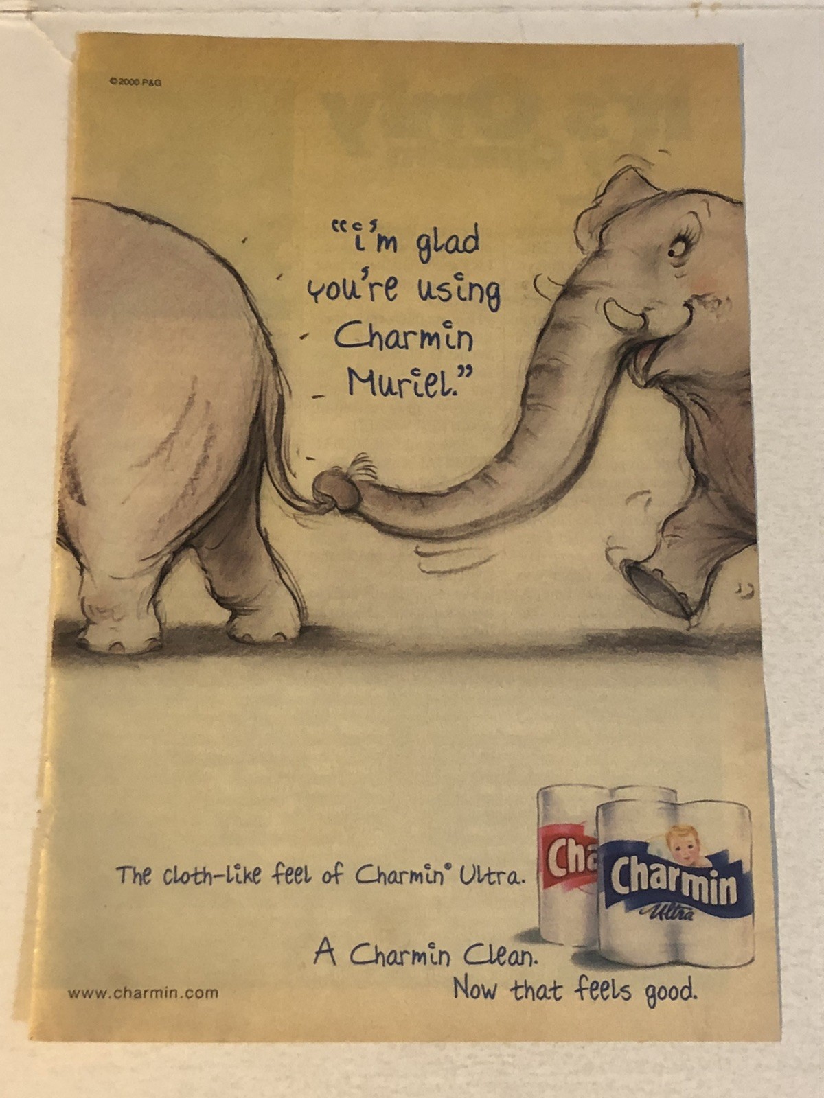 Charmin Bathroom Tissue 2000 Vintage Print Ad Advert pa55