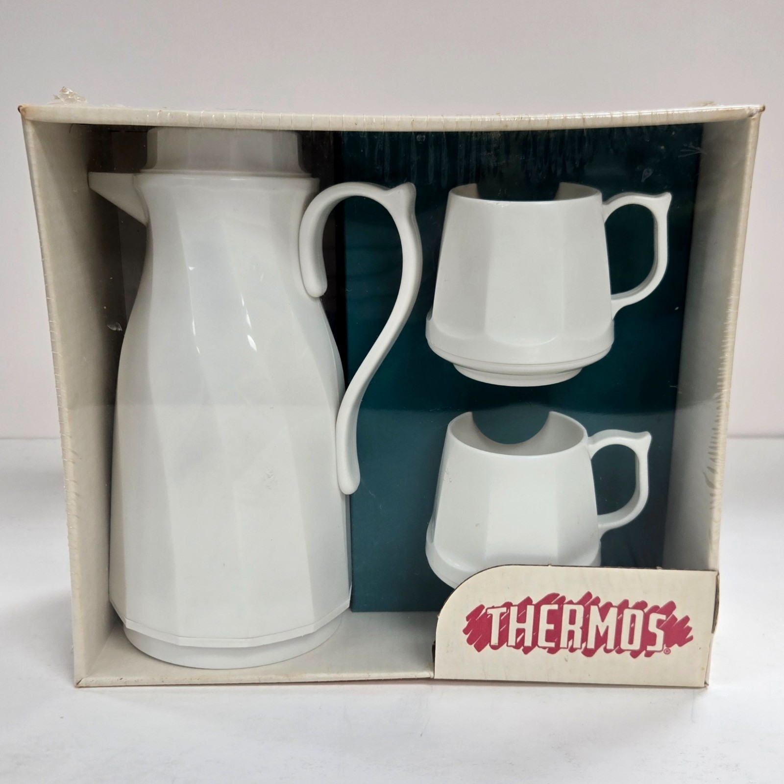 NEW Vintage 1993 Thermos Coffee Carafe Gift Set Hot and Cold Beverage 3 Piece