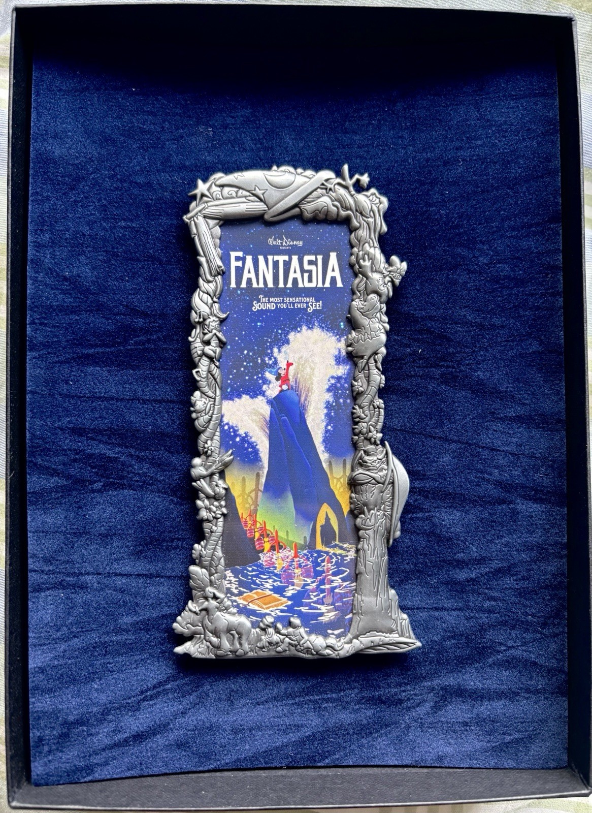 Artland Fantasia Sorcerer Mickey Framed Disney Pin Ben Harman Series LE 75
