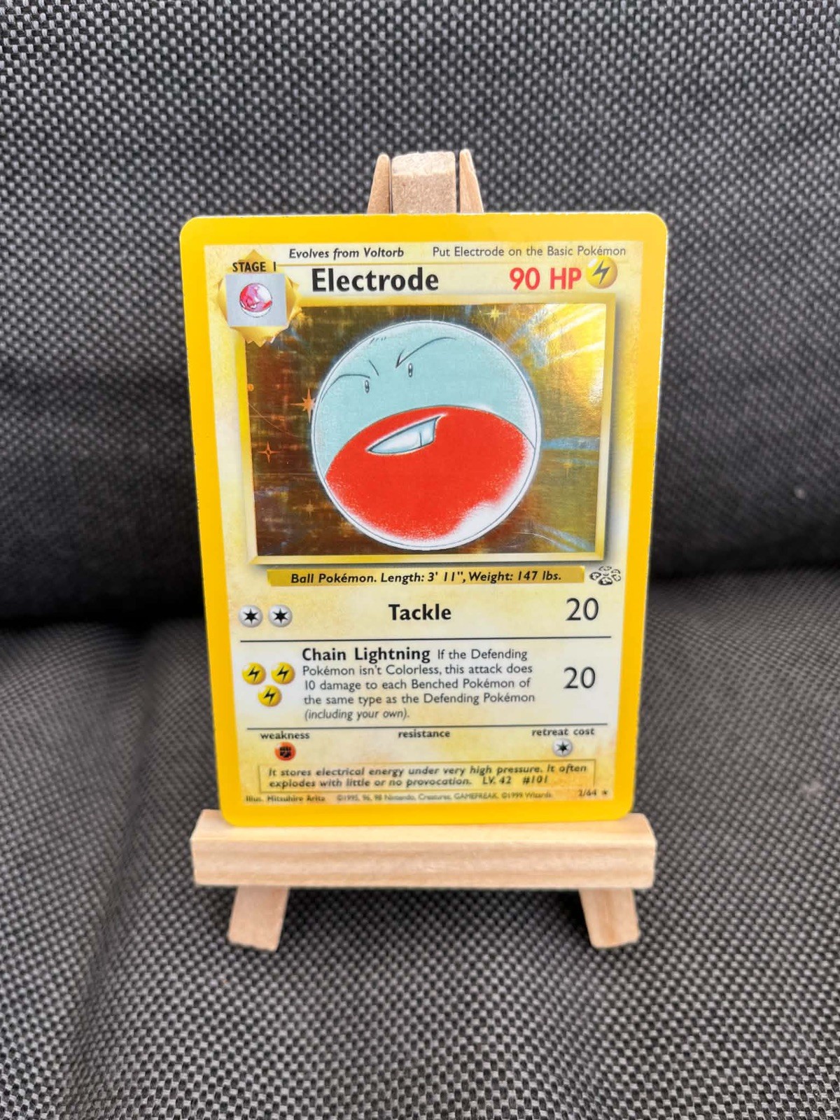 Electrode Holo 2/64 Pokemon Card Jungle Collection Set Good Condition