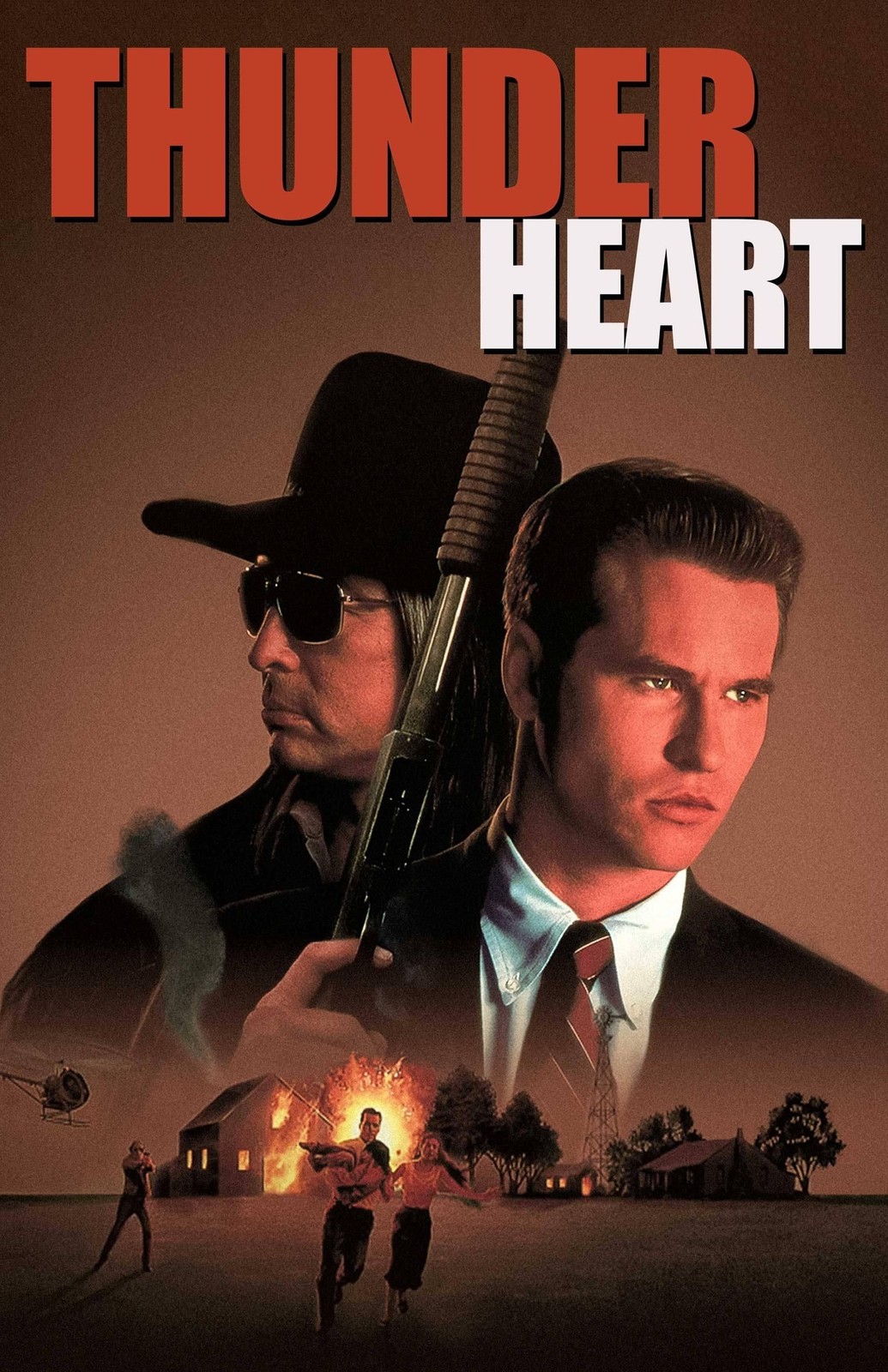Thunderheart (1992) Movie Poster Print Wall Art Home Decor Vintage Film