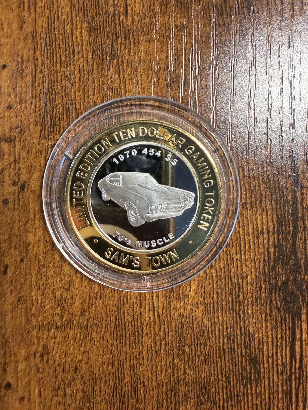 Sam's Town Las Vegas NV Limited Edition $10 Gaming Token 1970 454 ss