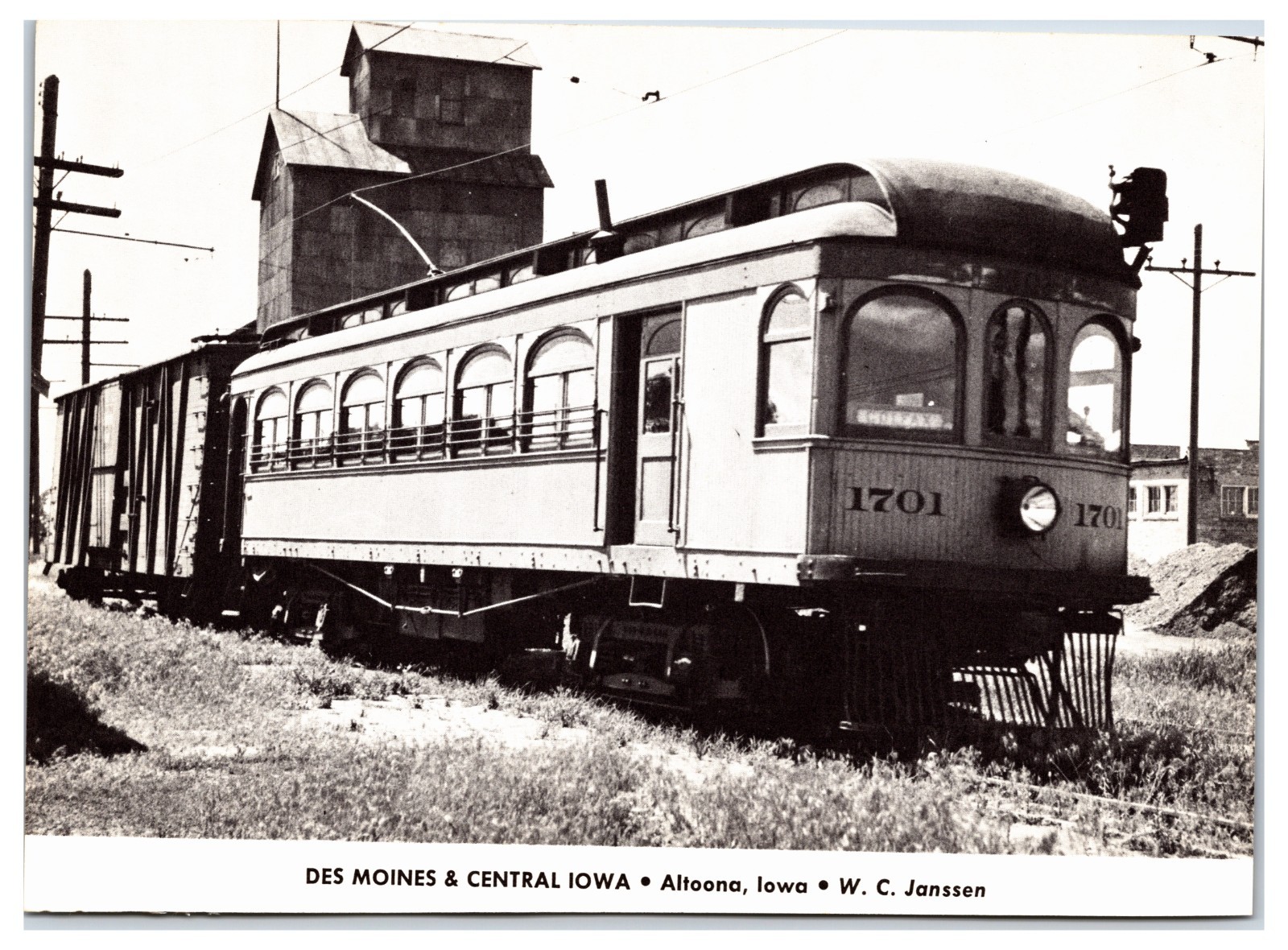 Des Moines & Central Iowa Trolley - Altoona, Iowa - Calendar Page (5in x 7in)
