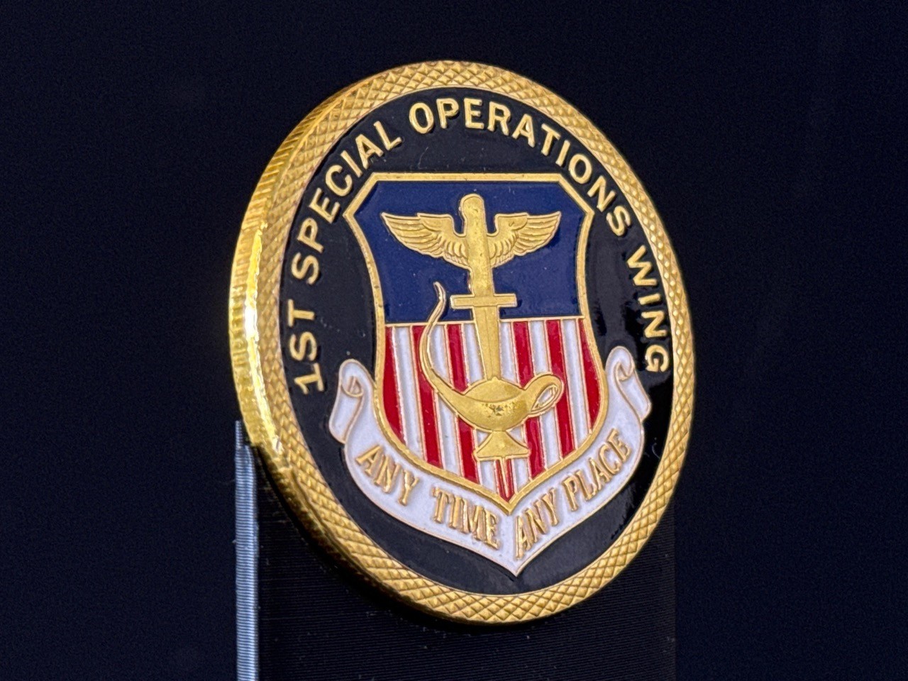 Air Force 1st Special Operations Wing Command Challenge Coin