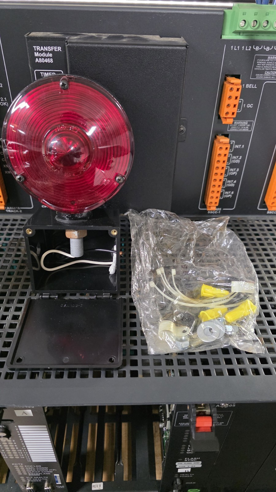 GSI Gate Light Incandescent General Signals Inc.  New Old Stock NOS Railroad