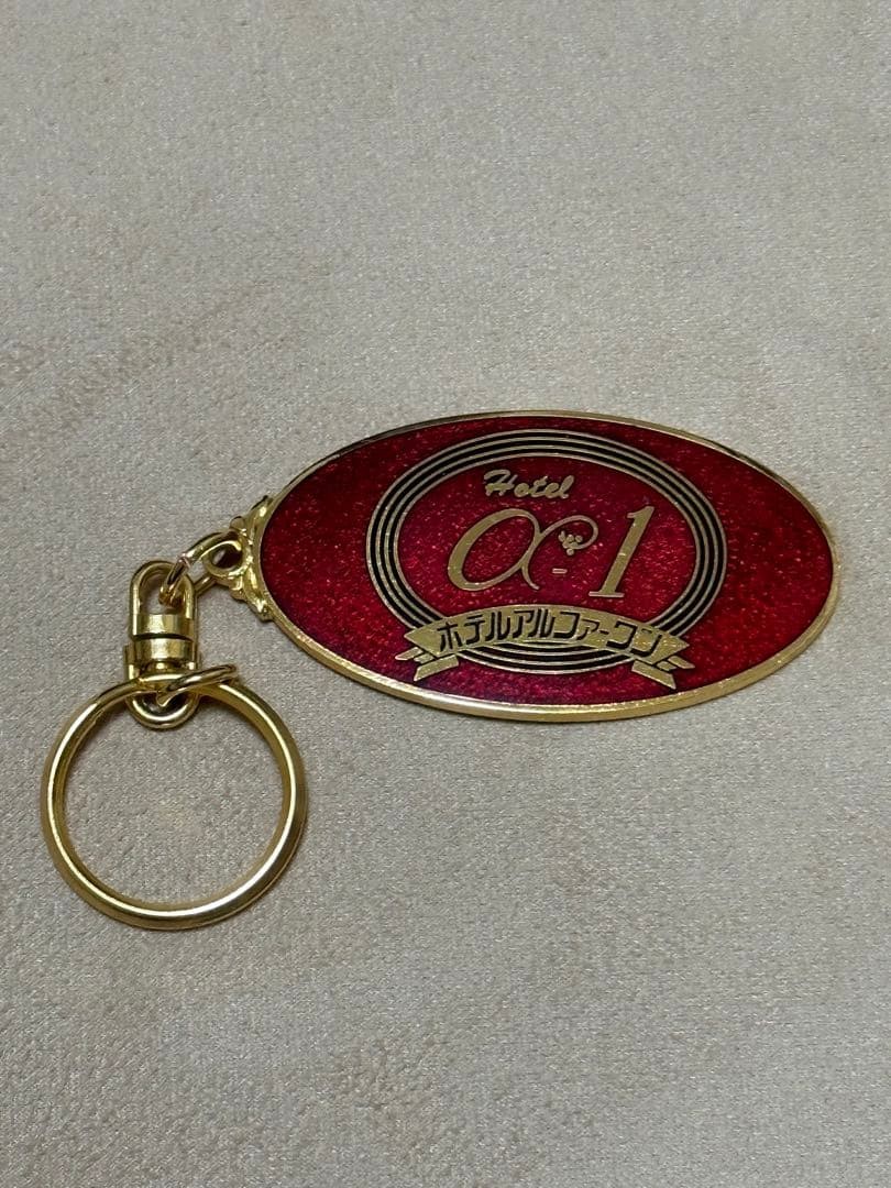 Hotel Alpha One souvenirs/metal plated antique #70d8e4