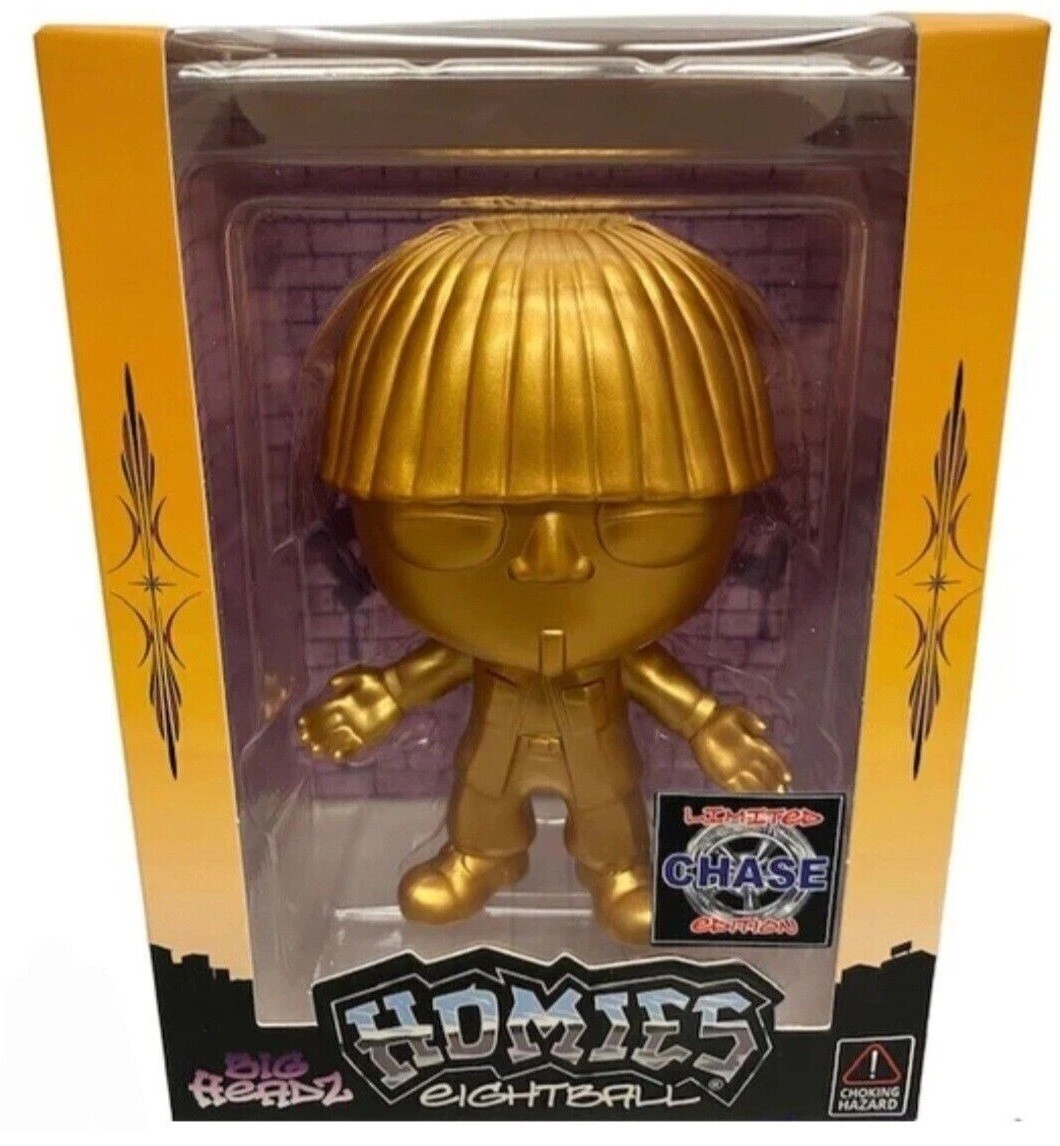 CHASE GOLD HOMIES BIG HEADZ EIGHTBALL VINYL FIGURE - Brand NEW Limited Edition