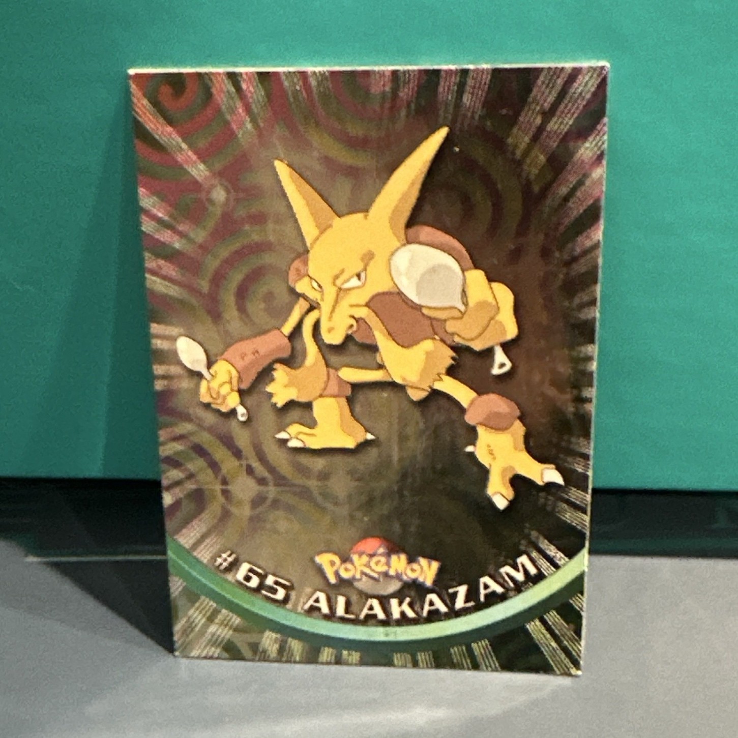 Topps 1999 Pokémon TV Animation Edition #65 Alakazam Hologram Card