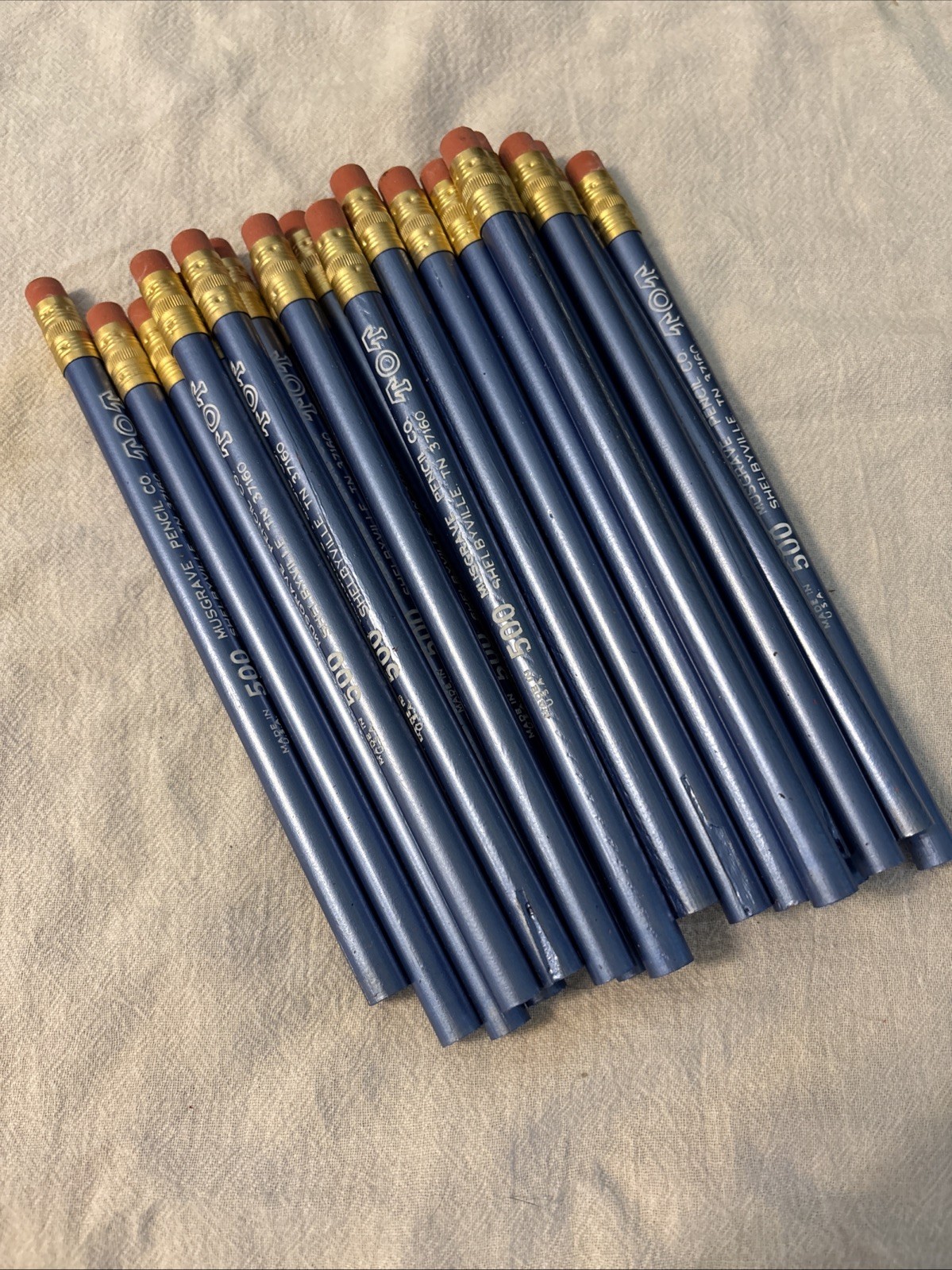 24 Musgrave Pencil Company Tot 500 Big Dipper Jumbo Pencils 2nds with Eraser