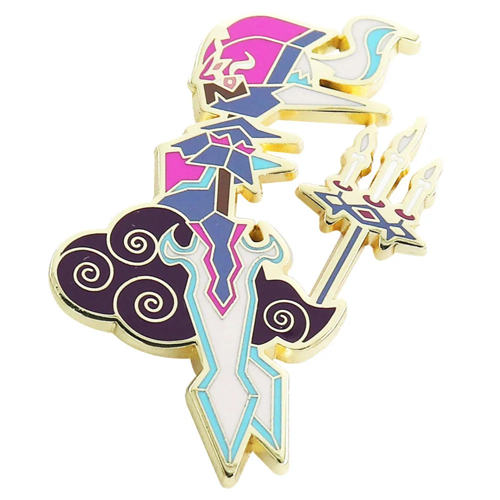 Ceruledge Badges Anime Monster Pins Japanese Game Pendant Brooches for Bag